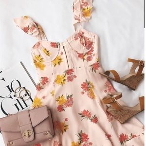 ASTR the label bustier dress